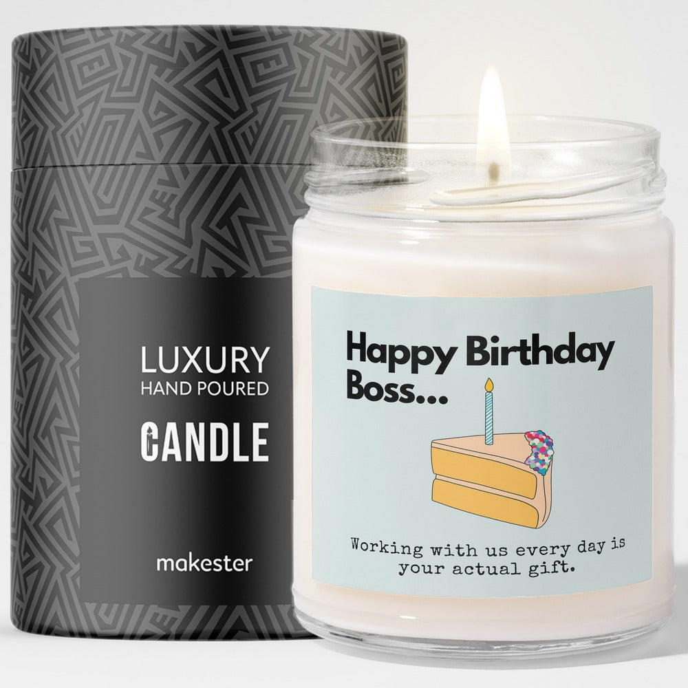 Boss Birthday with gift tube