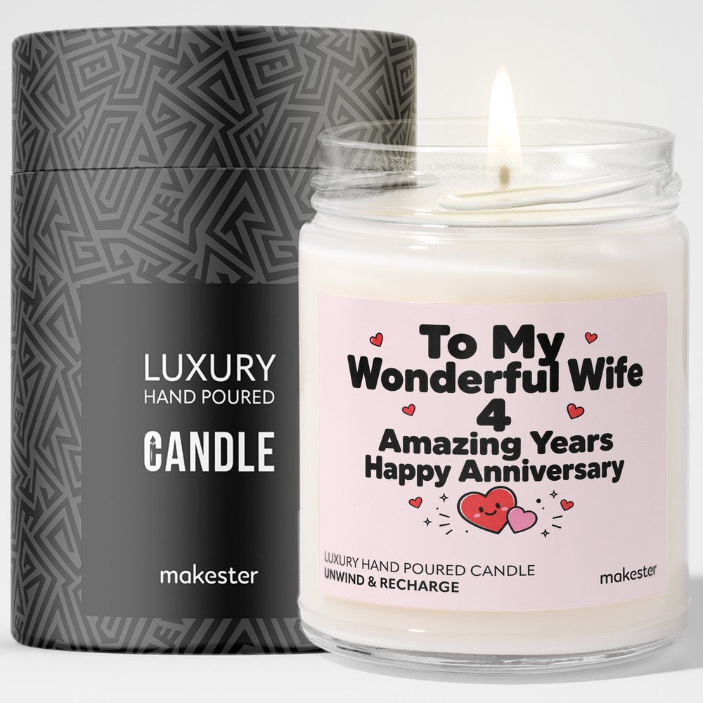 Wife Fourth Anniversary Wonder