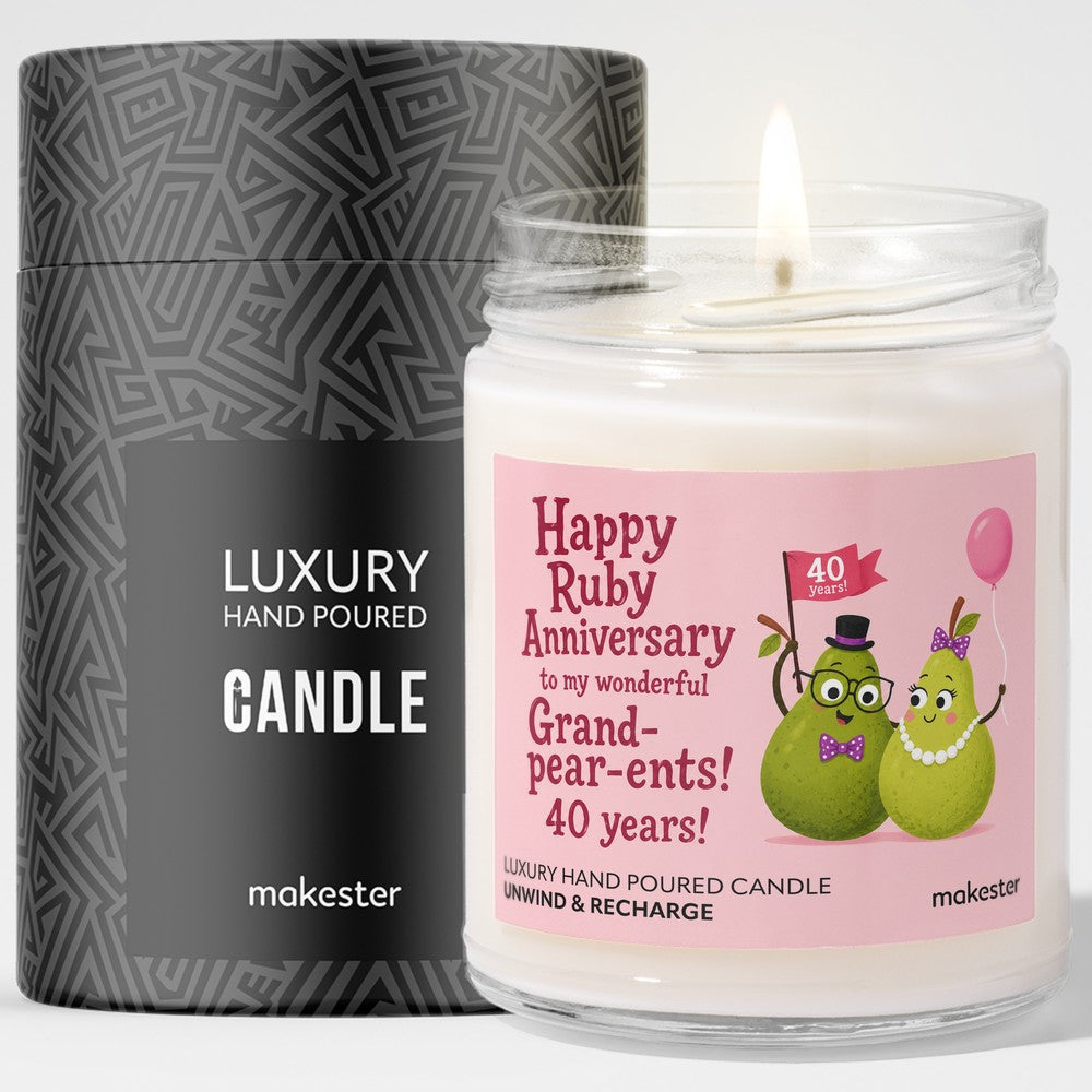 Fortieth Grand-pear-ents Anniversary