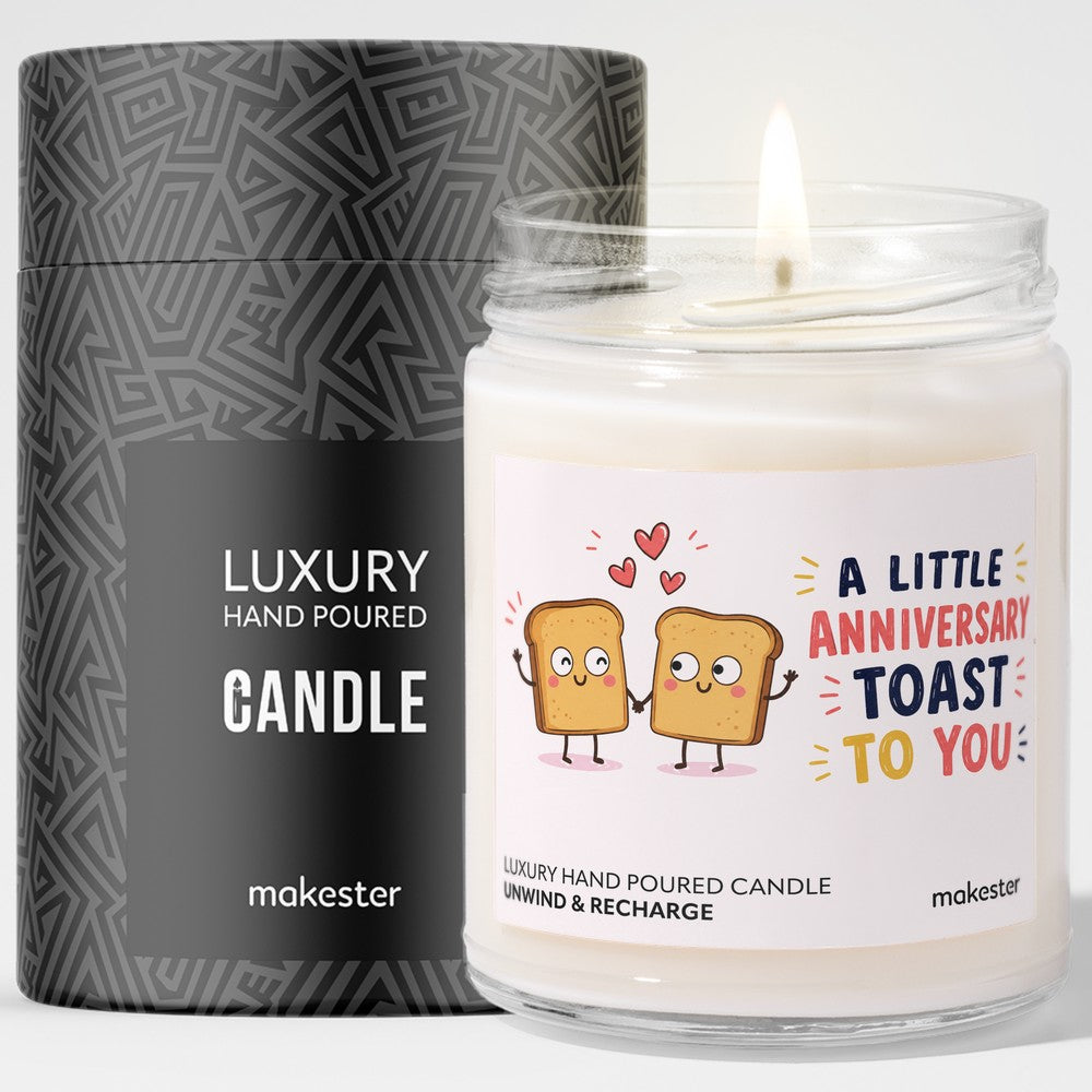 Friends Anniversary Toast Candle
