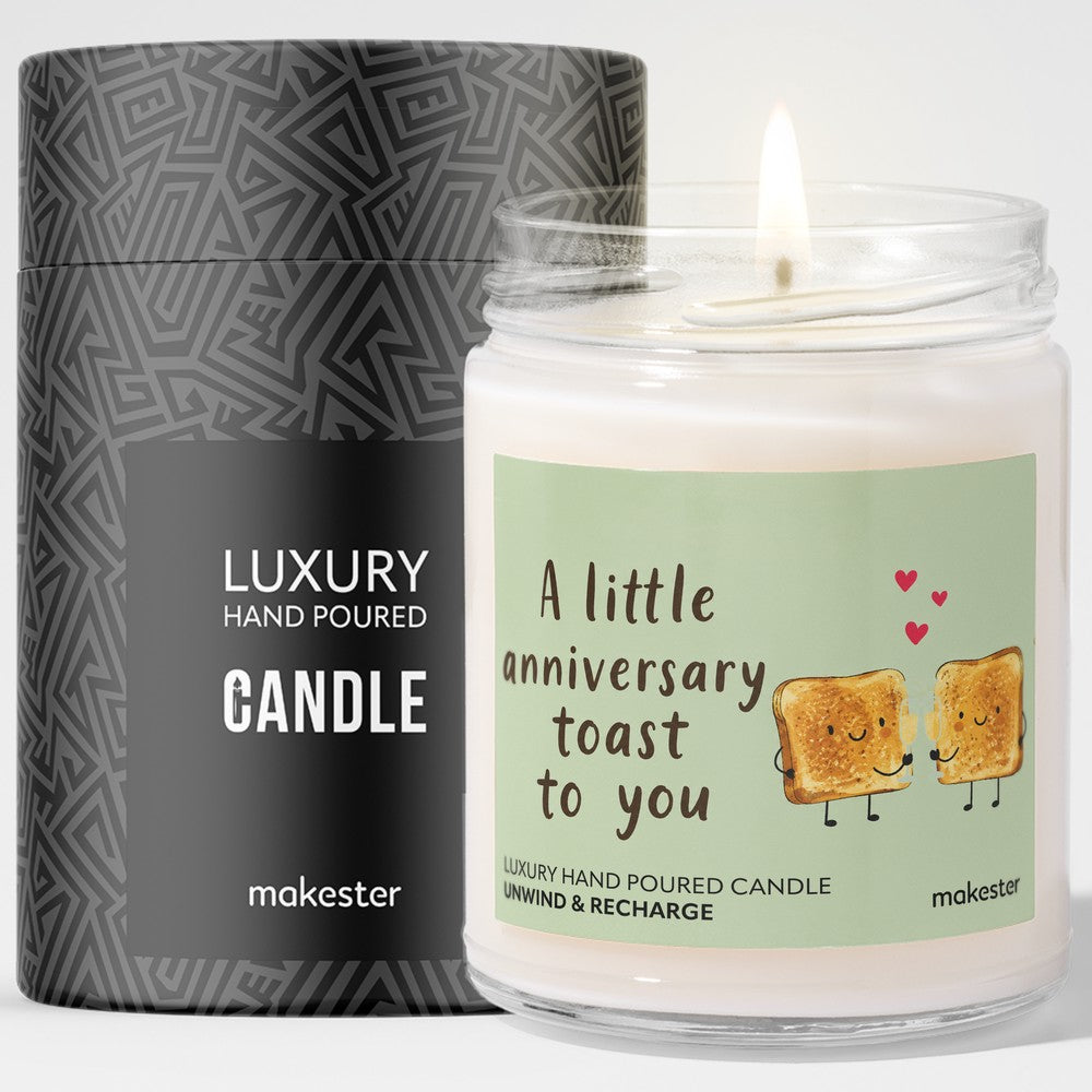 Friends Anniversary Toast Candle
