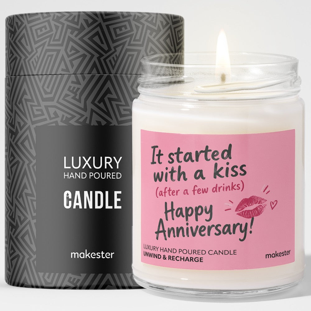 Anniversary Kiss Candle