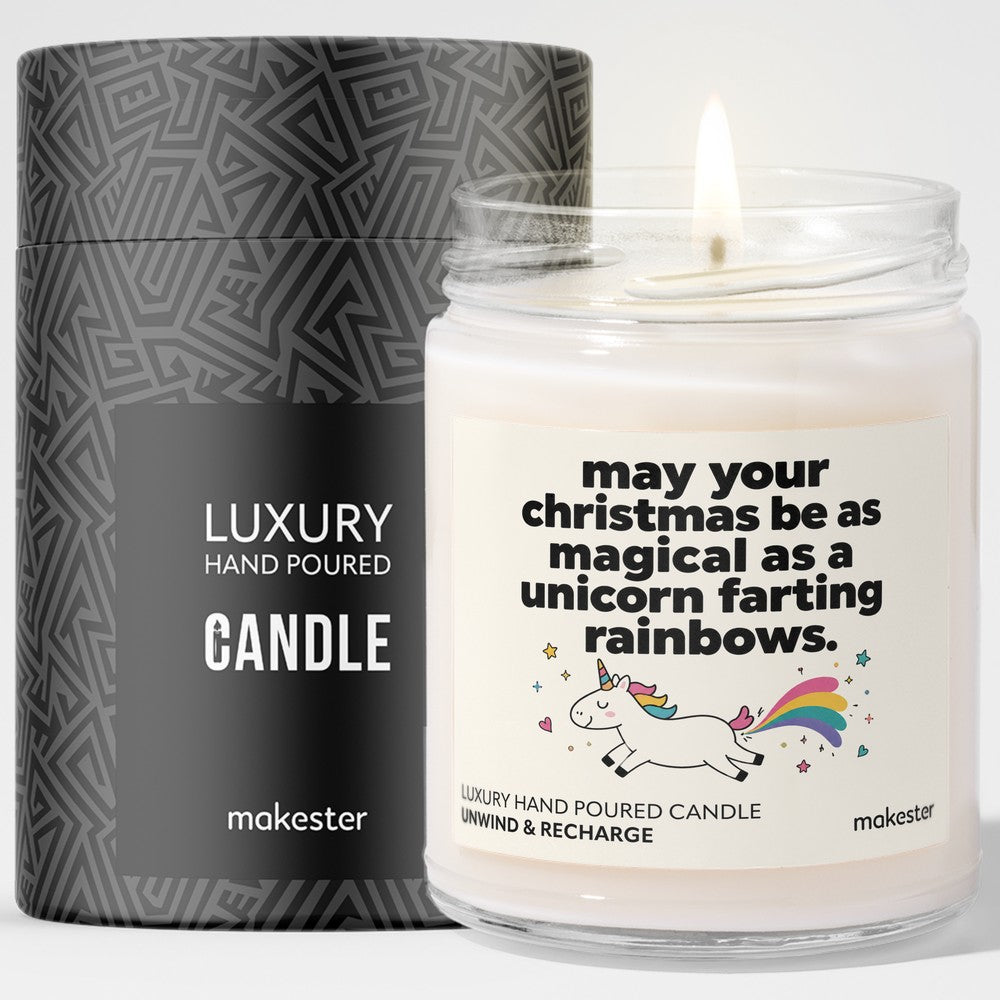 Unicorn Rainbow Christmas Magic