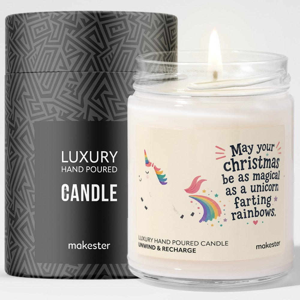 Unicorn Rainbow Christmas Magic
