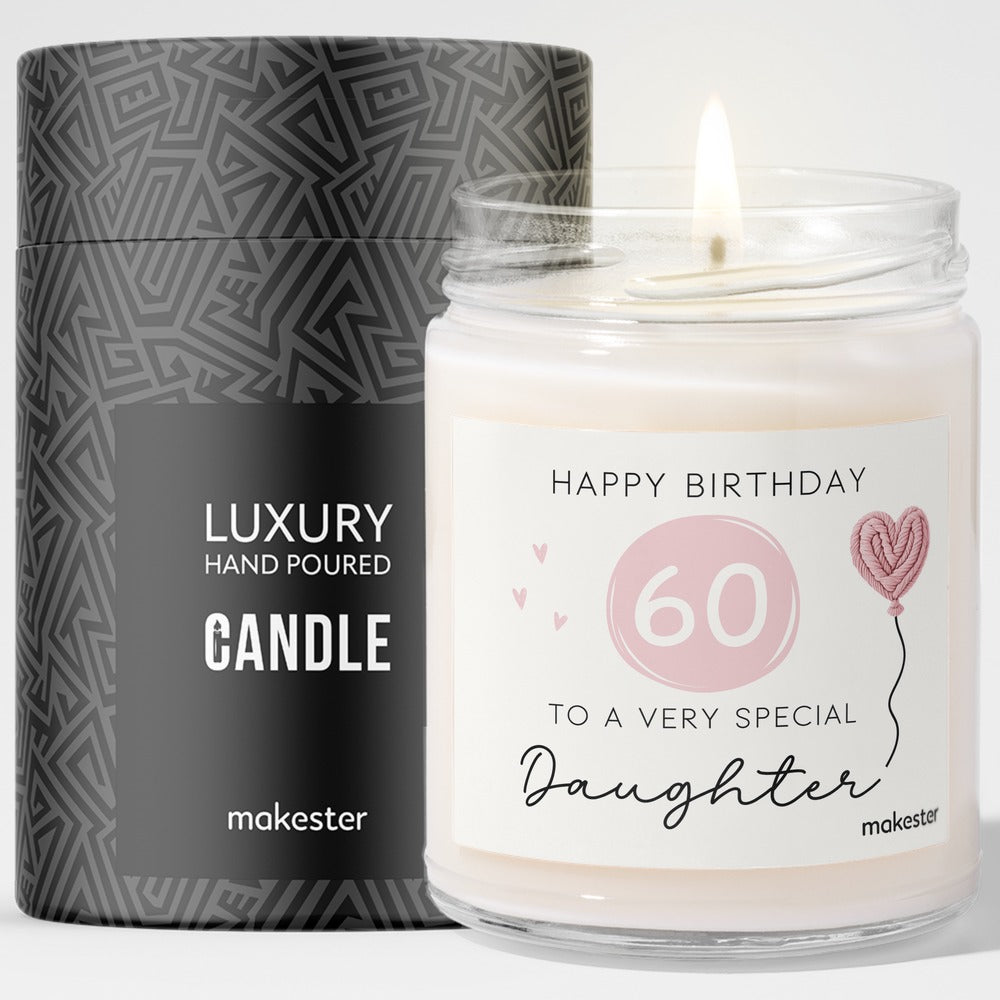 60th Birthday Gifts for Daughter with gift tube