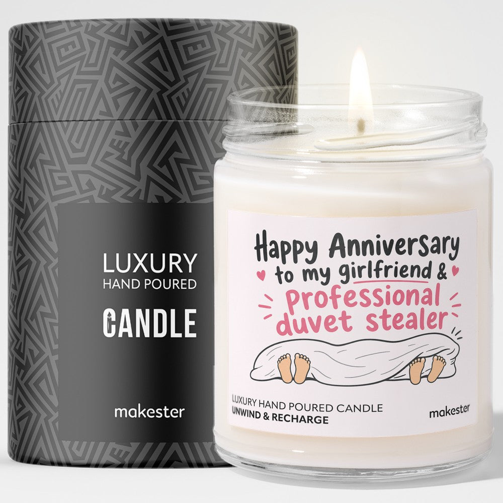 Girlfriend Duvet Stealer Anniversary