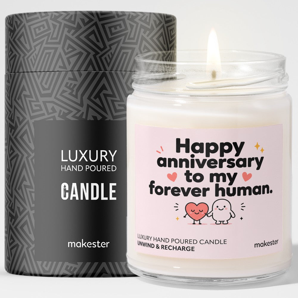 Forever Girlfriend Anniversary Candle