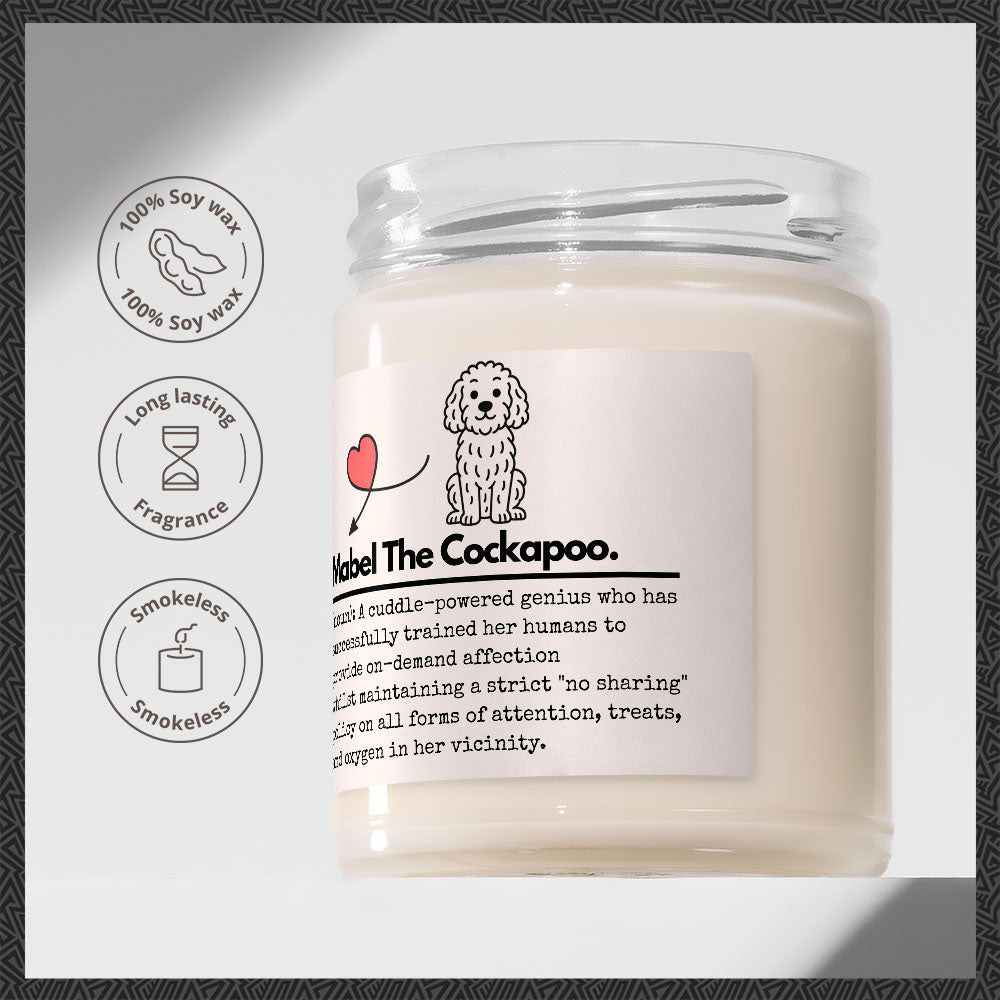 Personalised Dog Definition Candle