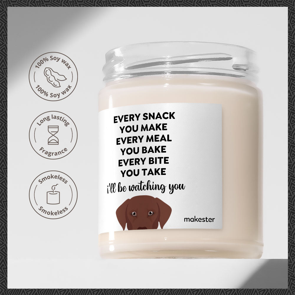 Watching You Brown Lab