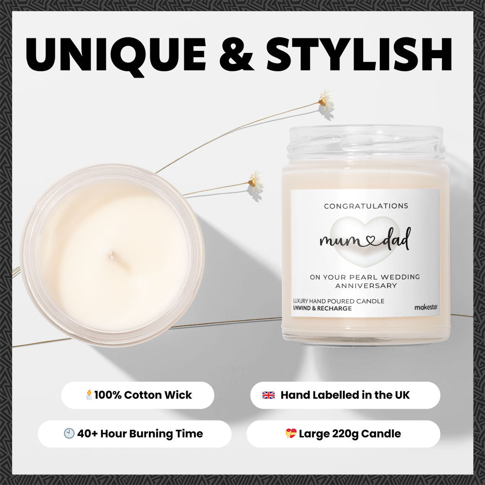 Mum Dad Pearl Wedding
