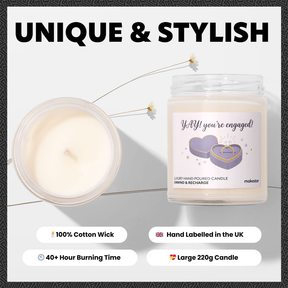 Engagement Joy Candle