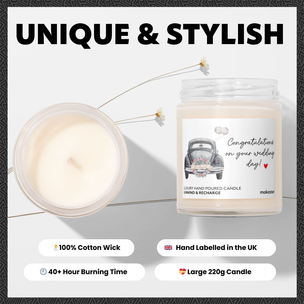 Congrats On Your Wedding Day Vintage