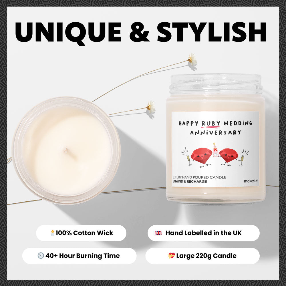 Ruby Wedding Anniversary