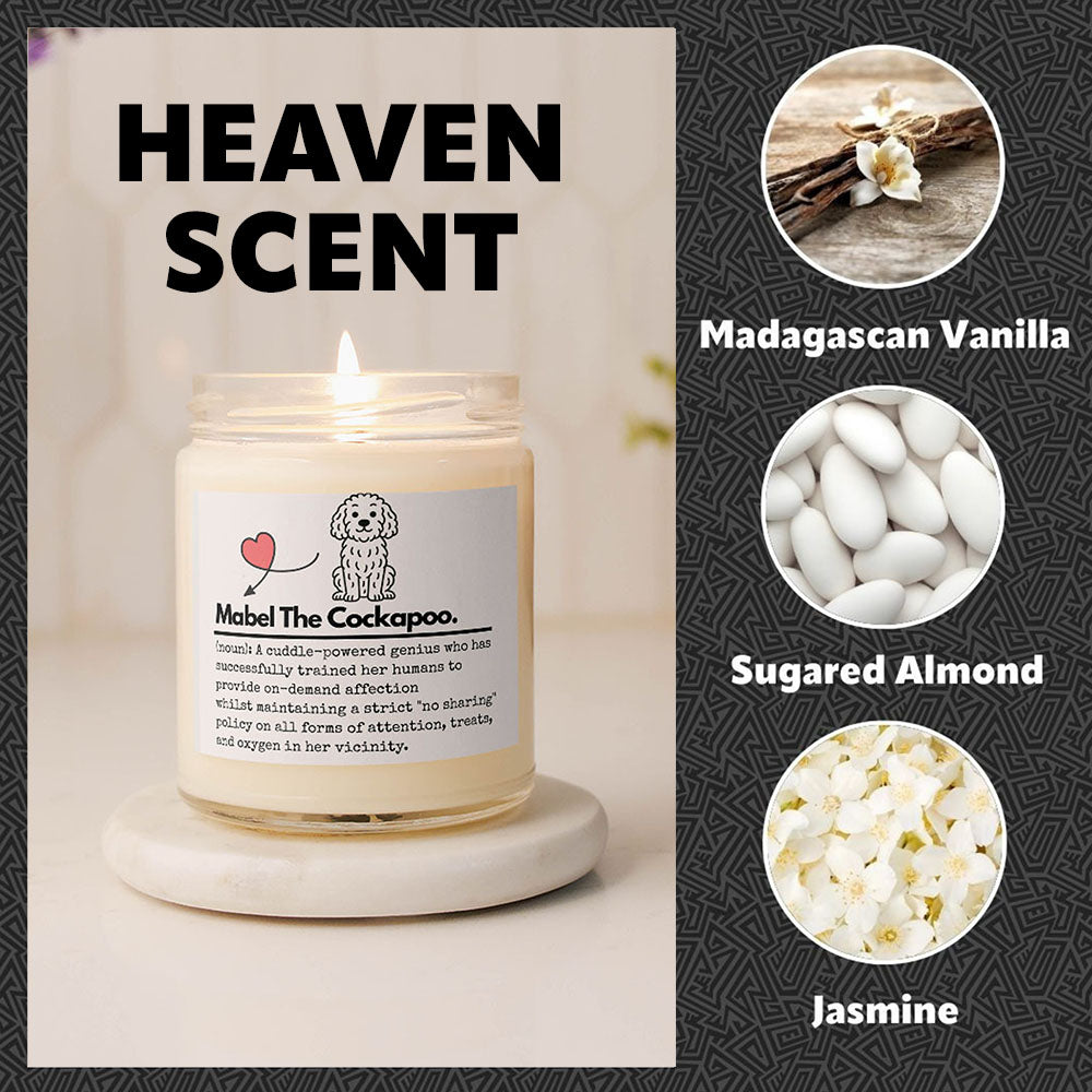 Personalised Dog Definition Candle