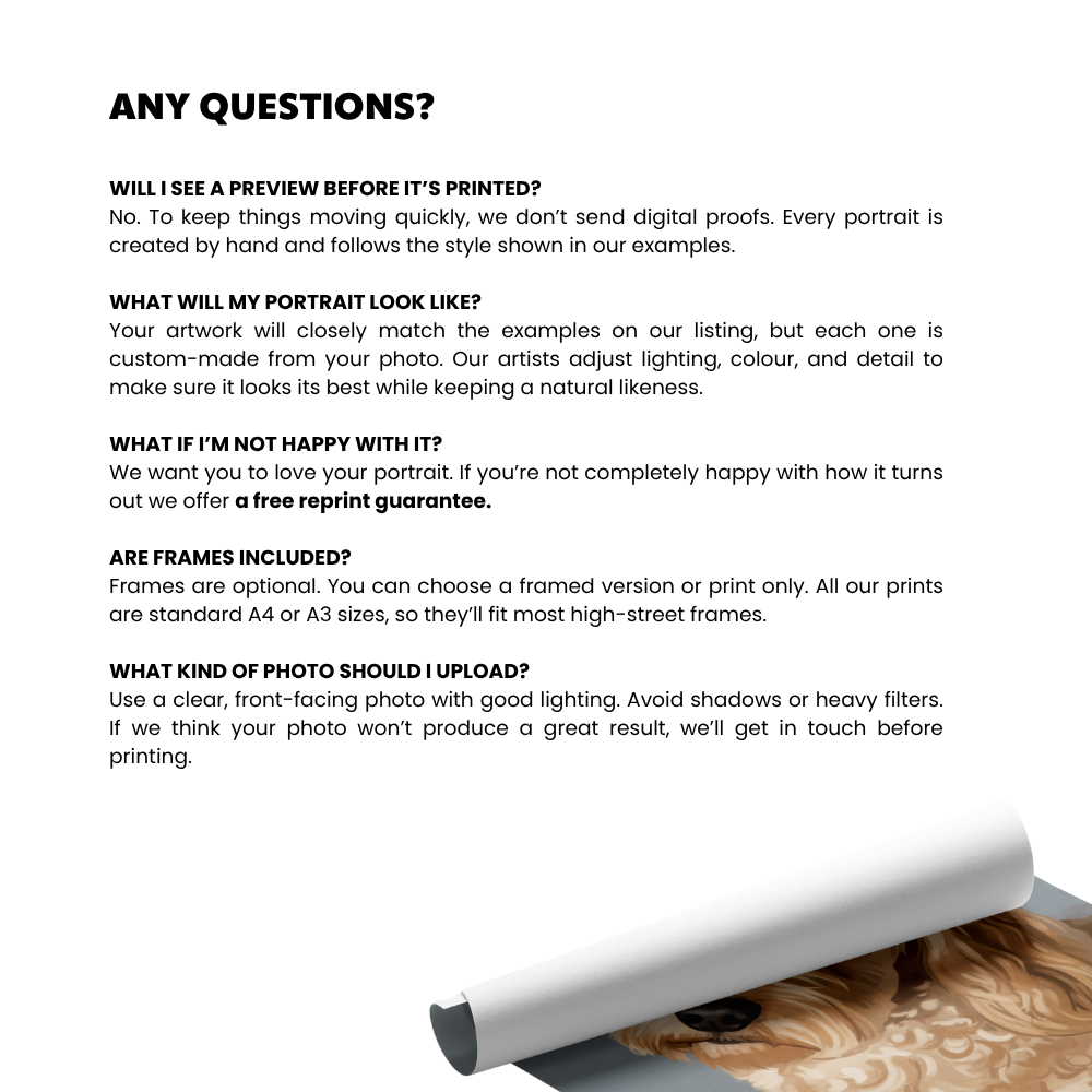 Personalised Pet Portrait