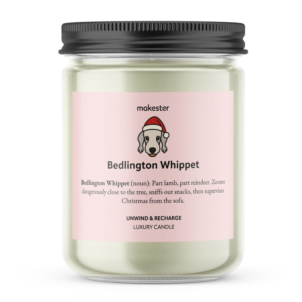 Bedlington Whippet Christmas