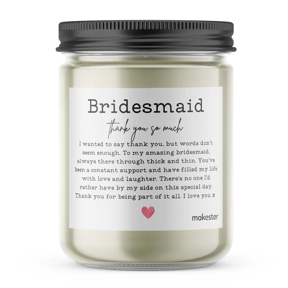 Sentimental Bridesmaid