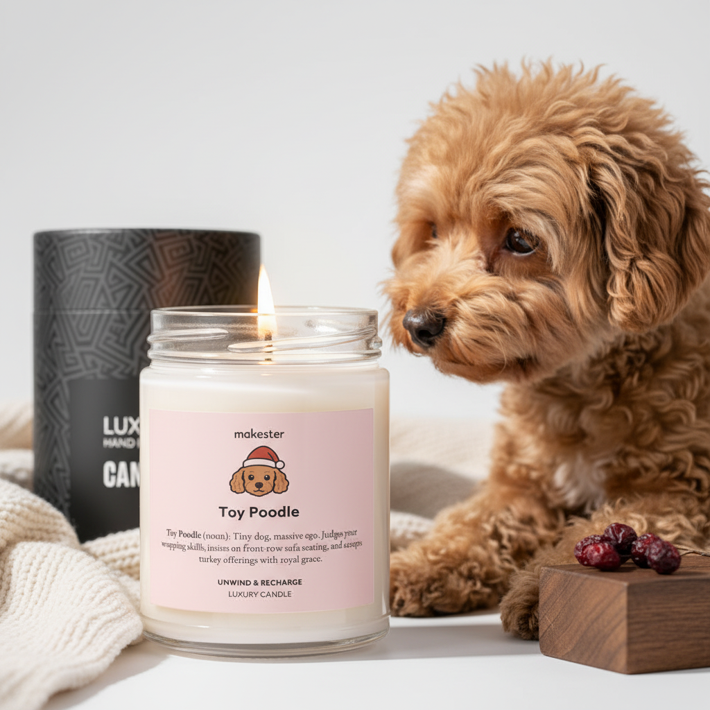 Toy Poodle Christmas