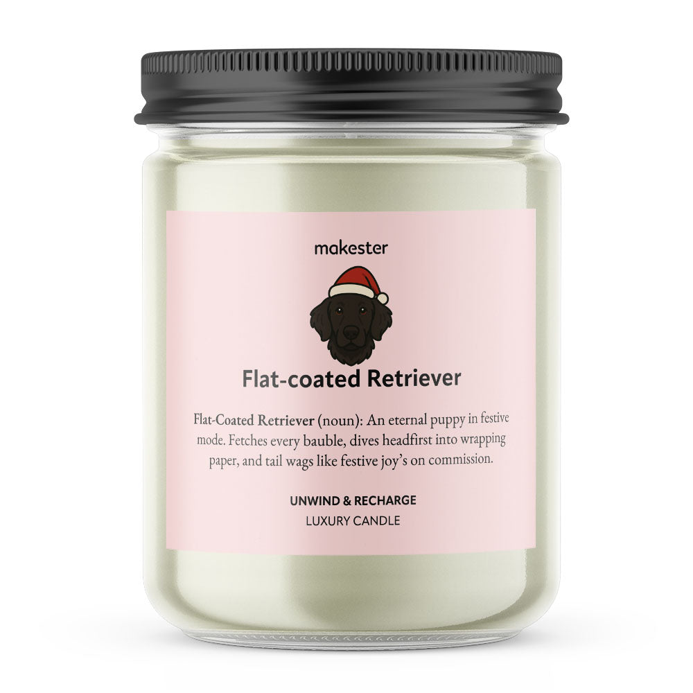 Flat-coated Retriever Christmas