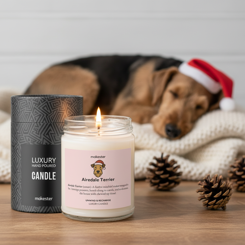 Airedale Terrier Christmas