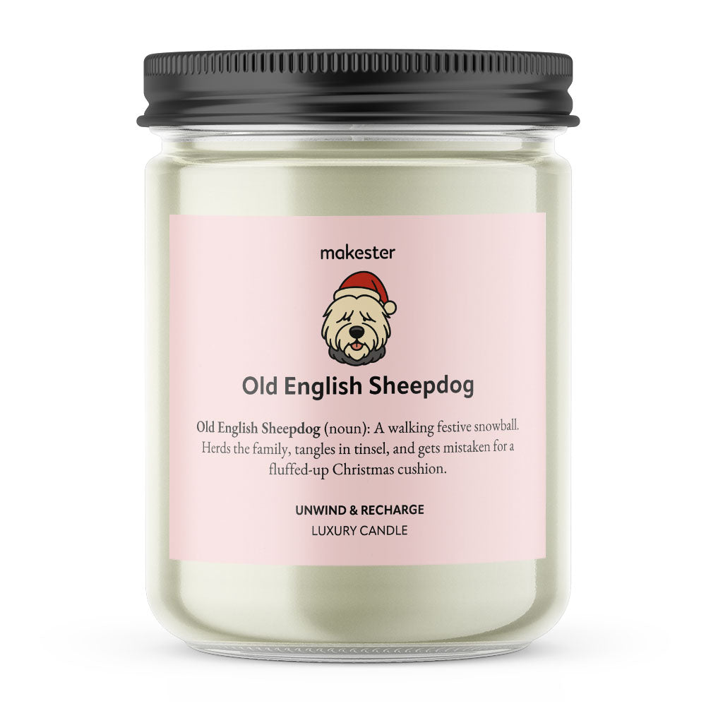 Old English Sheepdog Christmas