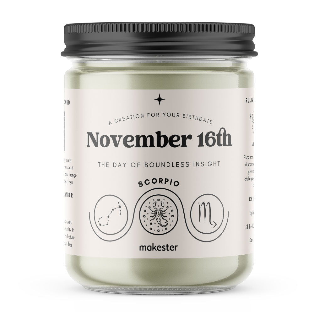 November 16 - Makester Candles - 