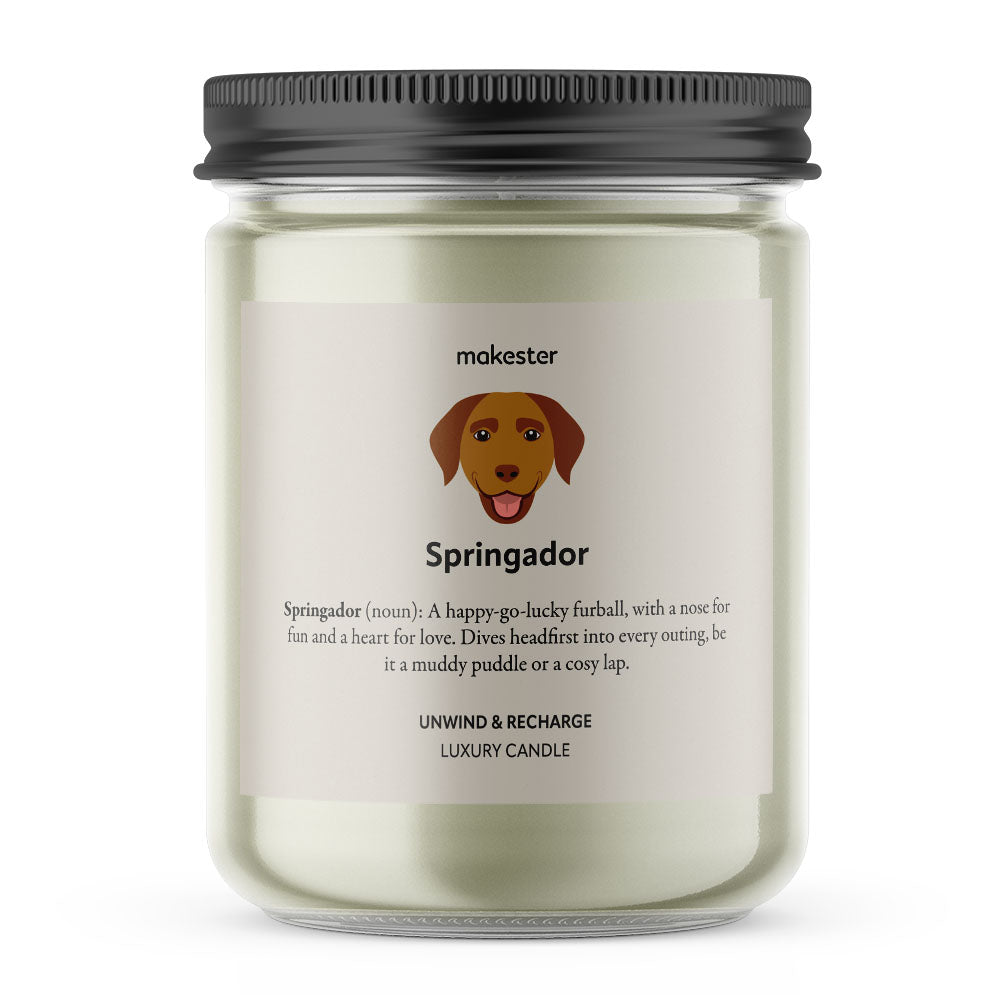 Springador Gift Candle - Luxury Soy Wax - Springador Gifts - Vanilla ...