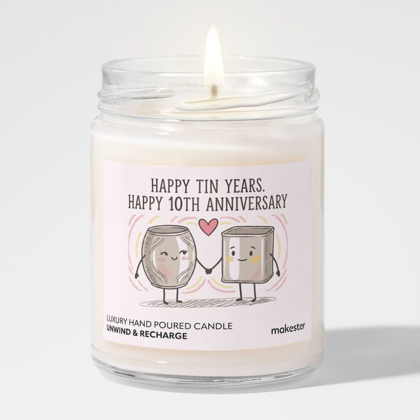 Makester candle — birthday